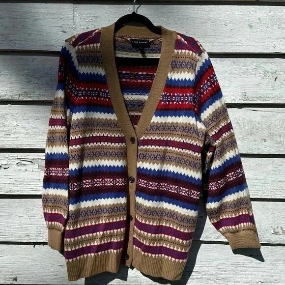 Lane Bryant Striped Fair Isle Cardigan in line new condition condition size18/20 - Picture 4 of 10